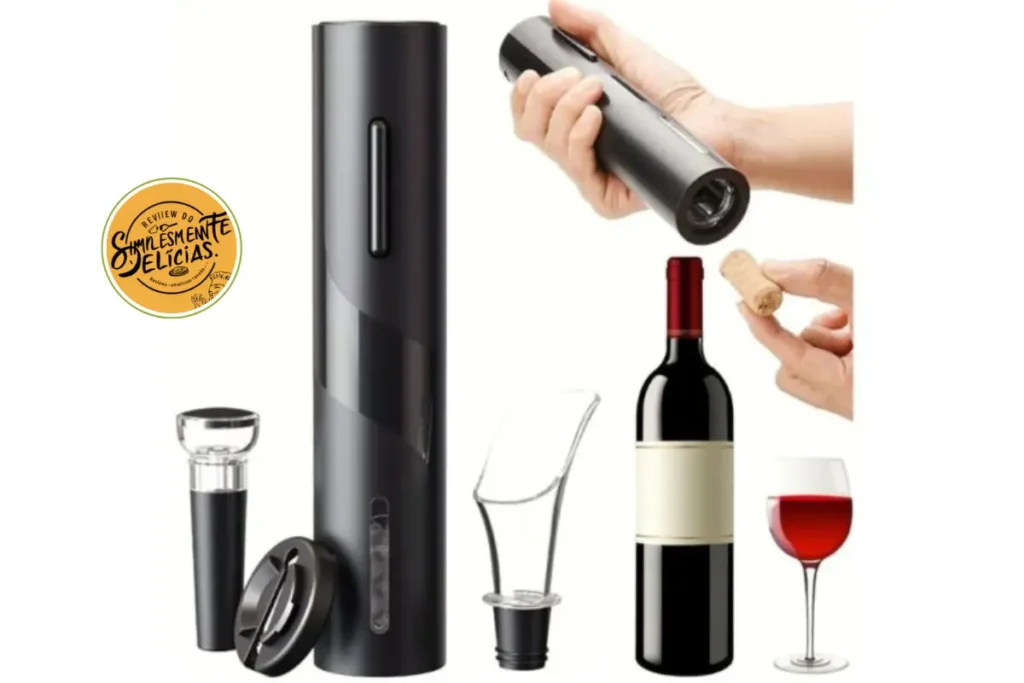 Abridor de Vinho Elétrico O Kit Que Você Precisa para Impressionar!